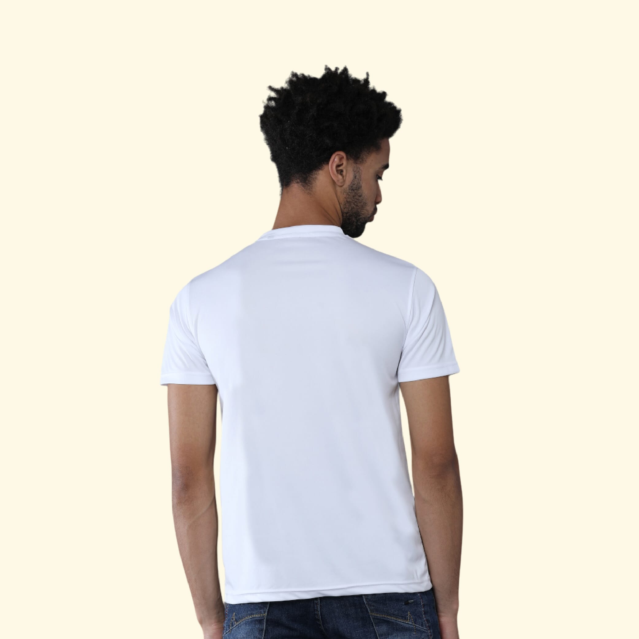 Greys&Blues Pima Round neck T-Shirt-White